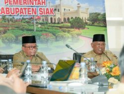 Pj Sekda Kampar Didampingi Kepala Inspektorar Kampar Bersilaturahmi Ke Kabupaten Siak