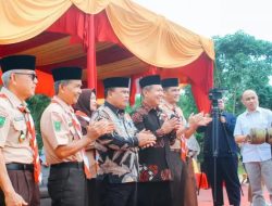Kadispora Kampar Hadiri Pembukaan Scout Camp Universitas Pahlawan ke-2