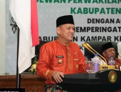 Pj Bupati Kampar Hadiri Sidang Istimewa Paripurna Dalam Rangka HUT Kampar Ke-74 Tahun 2024