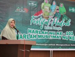 Peringati Harlah NU, Pj. Ketua TP PKK Kabupaten Kampar Secara Resmi Buka Festival Hadroh se Provinsi Riau