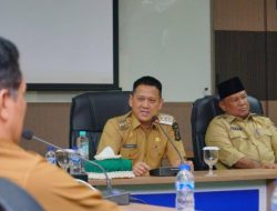 Pj Bupati Kampar Pimpin Rakor Kesiapan Camat Dalam Mensukseskan Pemilu 2024