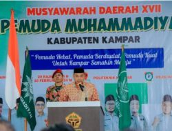 Pj Bupati Kampar Diwakili Asisten III Setda Kampar, Hadiri Musda ke XVII Pemuda Muhammadiyah Kampar