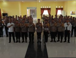 Kesiapan Operasi Keselamatan Lancang Kuning 2024,  Polres Kampar Gelar Lat Pra Ops Keselamatan Lancang Kuning 2024