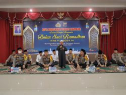 Sambut Bulan Suci Ramadhan, Polres Kampar Gelar Makan Bersama dan Beri Tali Asih kepada Anak Yatim Piatu
