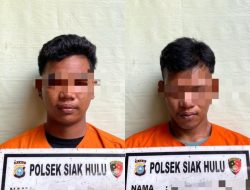Polsek Siak Hulu Berhasil Tangkap dan Amankan Dua Pelaku Pengeroyokan di Desa Lubuk Siam