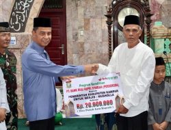 Ramadhan Berbagi, Pemda Kampar Salurkan Bantuan Pembangunan Mesjid dan Paket Sembako