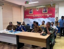 Pj Bupati Kampar Ikuti Rakor Secara Virtual Terkait Pengendalian Inflasi