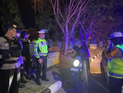 Antisipasi Balap Liar, Polres Kampar Patroli di Bangkinang Kota