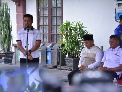 Ahmad Yuzar Lepas Kontingen IGTKI – PGRI Kampar Untuk Porseni Tingkat Provinsi di Bengkalis