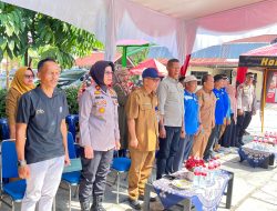 Meriahkan HUT Bhayangkara ke-78 Tahun, Kapolsek Tapung Buka Turnamen Bola Voli Tingkat SMA se-Tapung