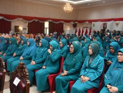 TP PKK Kabupten Kampar Raih Peringkat Pertama Lomba Penyuluhan 10 Program Pokok PKK pada Puncak Hari Kesatuan Gerak (HKG) PKK