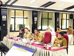 Pj Bupati Kampar Sampaikan Laporan Kinerja Triwulan II ke Inspektorat Jenderal Kemendagri