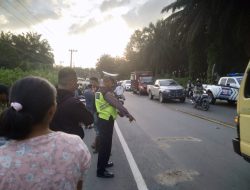 Kecelakaan di Siak Hulu Menewaskan Seorang Ibu dan Anak Kritis 