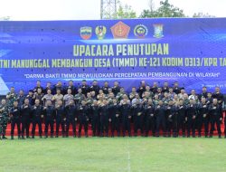 KSAD Jenderal TNI Maruli Simanjuntak Tutup Secara Resmi TMMD ke-121 Kodim 0313/KPR