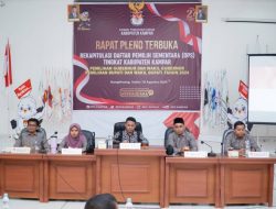 KPU Kabupaten Kampar Gelar Rekapitulasi DPS Pemilihan Kepala Daerah Tahun 2024