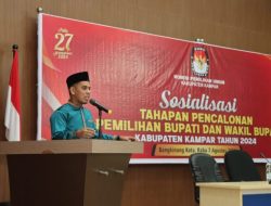 KPU Gelar Sosialisasi Tahapan Pencalonan Pilkada 2024