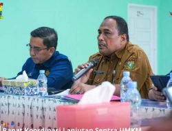 Asisten II Setda Kampar Melakukan Rapat Koordinasi Lanjutan Percepatan Pembangunan Sentra UMKM Bangkinang Riverside Bersama SKK Migas dan Perusahaan Daerah