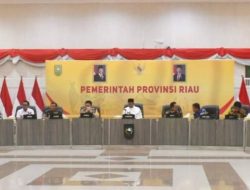 Pelaksana Tugas Asisten I Setda Mewakili Penjabat Bupati Hadiri Rapat Koordinasi Persiapan dan Kesiapan Pilkada Serentak Tahun 2024 di Provinsi Riau