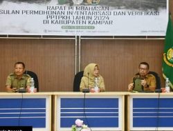 Penjabat Bupati Kampar Buka Rapat Pembahasan Usulan Permohonan Inventarisasi dan Verifikasi PPTPKH 2024
