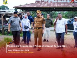 Penjabat Bupati Tinjau Beberapa TPS untuk Pastikan Kelancaran Pilkada Serentak 2024