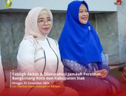Penjabat Sekda Kampar Hadiri Tablig Akbar & Silaturahmi Gabungan Jamaah Forsimat Kecamatan Bangkinang Kota dengan Forsimat Kabupaten Siak