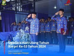 Penjabat Bupati Kampar Pimpin Upacara HUT KORPRI Ke-53 Tahun 2024