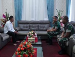 Bupati Kampar dan Danyon 132/BS Sepakat Perkuat Ketahanan Pangan Daerah, Dorong Kemandirian Ekonomi Lokal