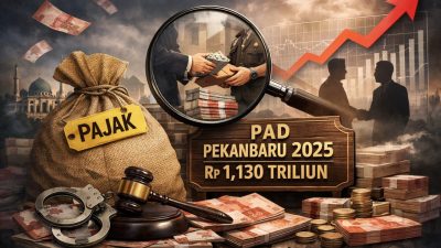 PAD Pekanbaru Meledak di 2025, Publik Pertanyakan Pajak Daerah yang Diduga Bocor Triliunan Rupiah