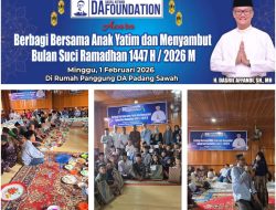 “H. Dasril Affandi Gelar Syukuran dan Santunan 230 Anak Yatim Sambut Ramadhan 1447 H”