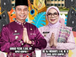 Kampar di Hati, Bersama Membangun Negeri: Ahmad Yuzar–Misharti Teguhkan Semangat HUT ke-76 Kabupaten Kampar