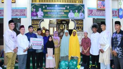 SR di Masjid Taqwa, Wakil Bupati Kampar Sampaikan Program Pemerintah Kabupaten Kampar