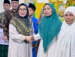 Wabup Kampar Misharti Pimpin Safari Ramadhan di XIII Koto Kampar, Salurkan Bantuan Masjid dan Santuni Anak Yatim