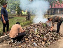 Semangat Gotong Royong Jadi Pembelajaran Nyata di SMPN 2 Bangkinang Kota