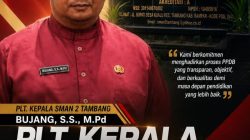 Plt Kepala SMAN 2 Tambang, Bujang, S.S., M.Pd Tegaskan Komitmen PPDB 2026-2027 Berjalan Transparan dan Berkualitas