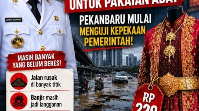 Rp220 Juta untuk Pakaian Adat, Publik Pekanbaru Mulai Soroti Prioritas Anggaran
