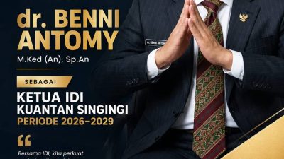Nahkoda Baru IDI Kuansing, dr Benni Antomy Siap Bawa Semangat Transformasi dan Profesionalisme