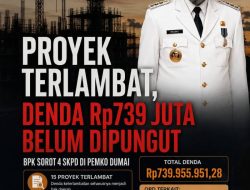 BPK Temukan 15 Proyek Molor, Denda Rp739 Juta di Dumai Belum Dipungut