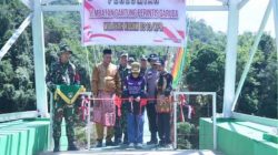 Jembatan Gantung Bantuan Presiden Resmi Difungsikan, Akses Warga Gajah Bertalut Kini Lebih Mudah