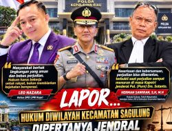 JACKPOT/GELPER DIDUGA MASIH BEROPERASI, KAPOLDA KEPRI DIMINTA TURUN TANGAN