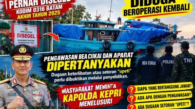 Disegel Lalu Hidup Lagi, Dugaan Perlindungan di Balik Beroperasinya Kembali Pelabuhan Liar Sengkuang